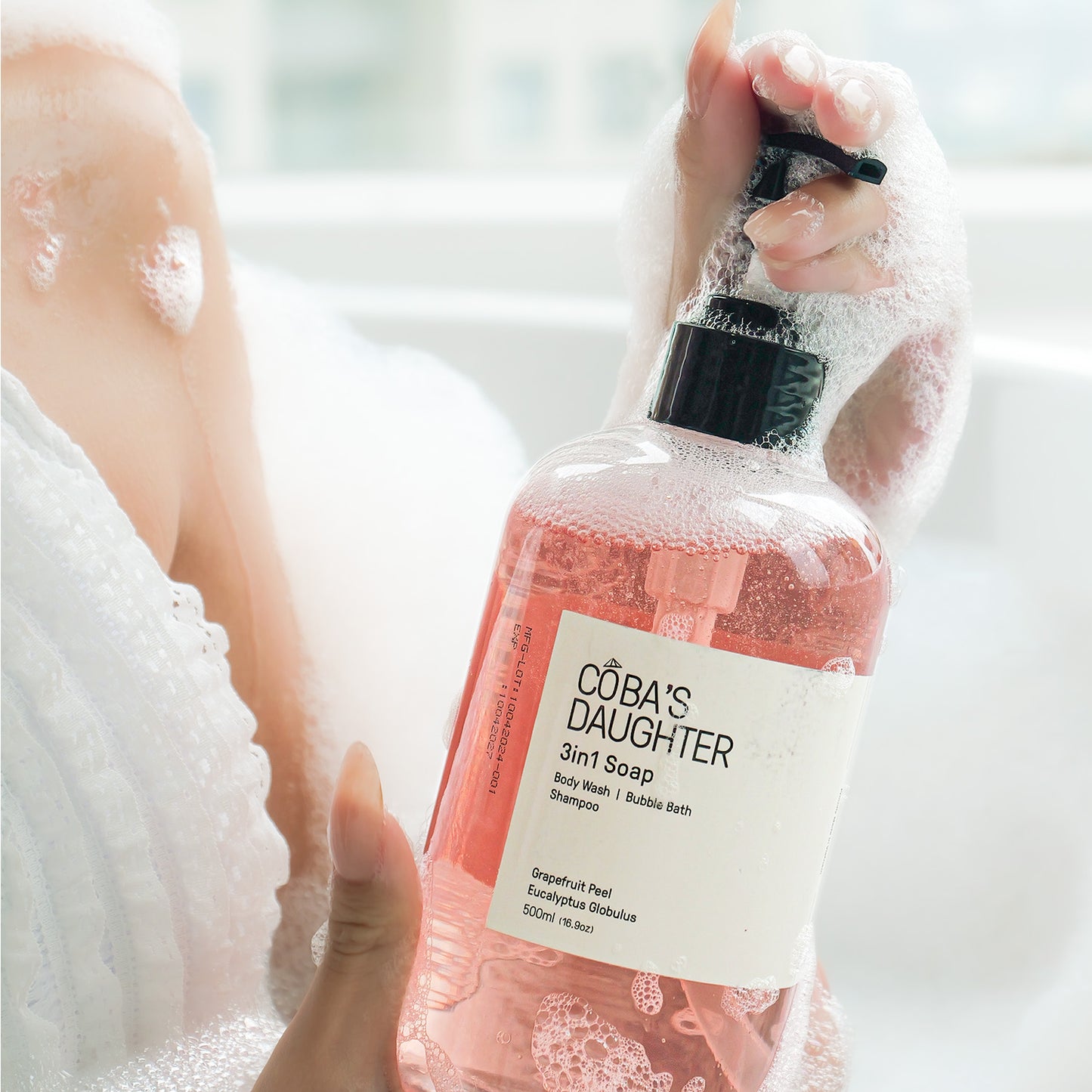 3in1 Bubble Bath, Body Wash & Hand Wash (16.9oz)