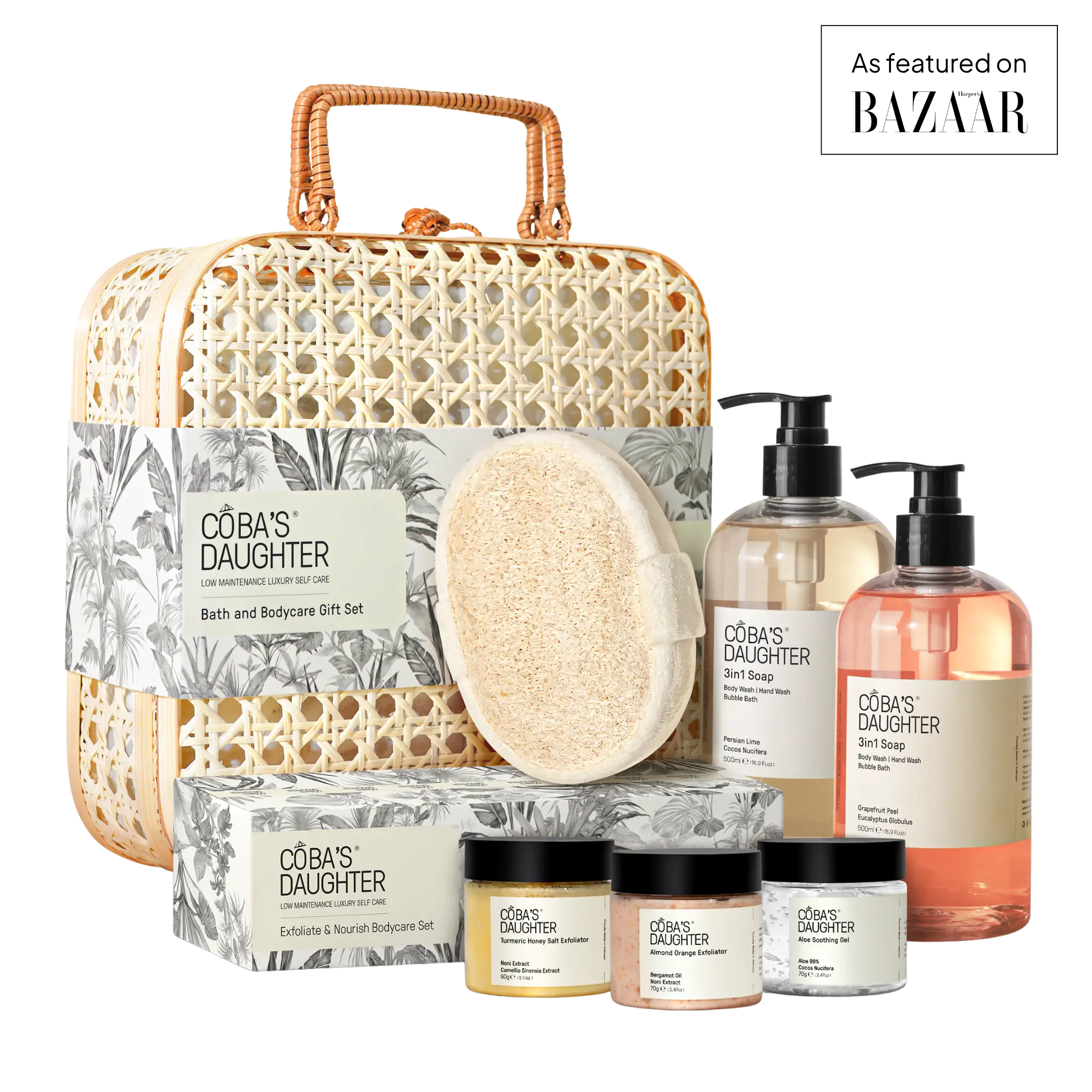 Bath & Body Care Gift Set - Luxury Spa-Inspired Gift Basket (7