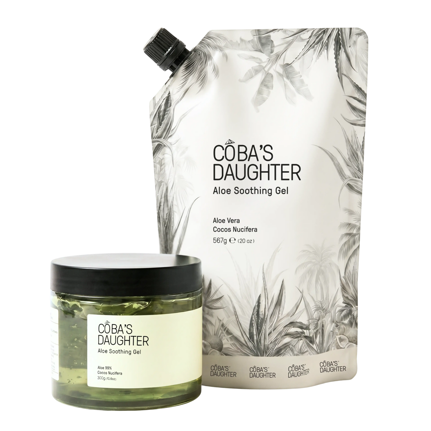 Aloe Soothing Gel + 20 Oz Refill Bundle