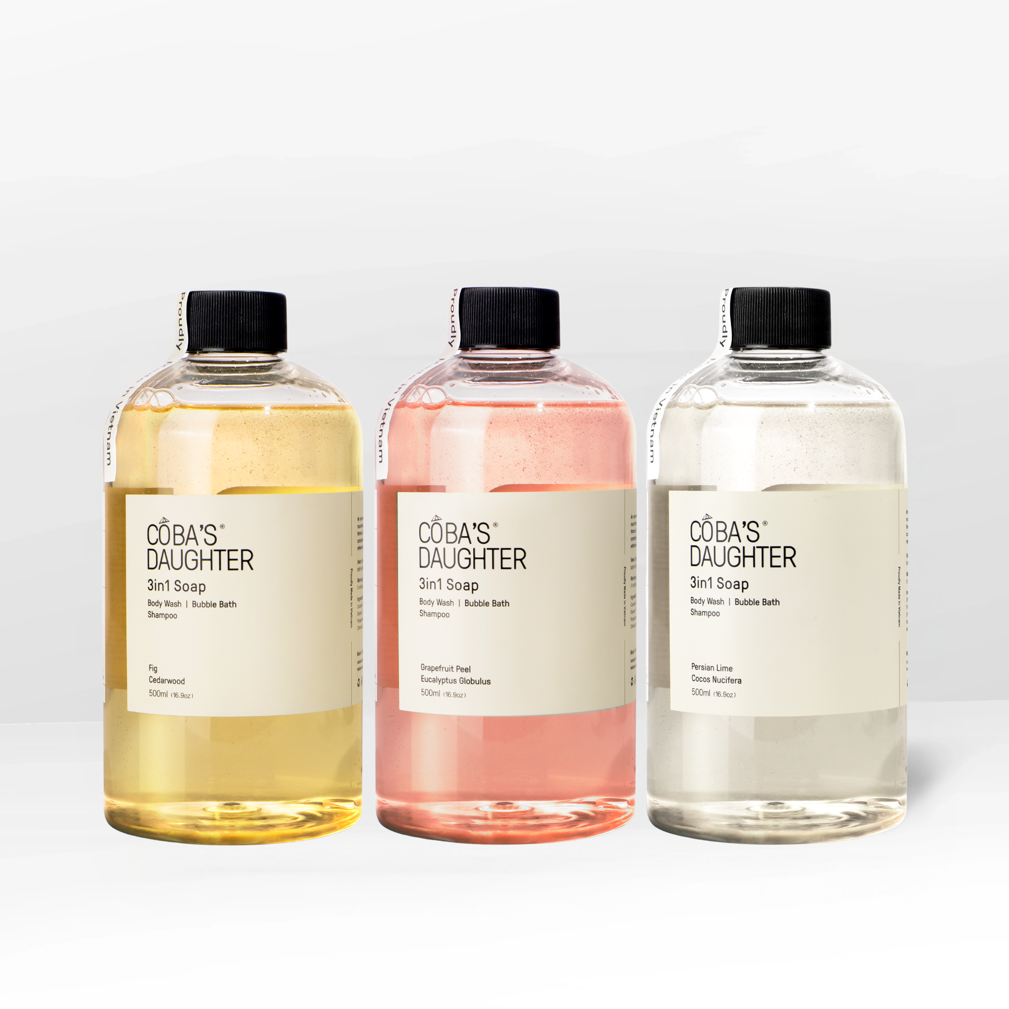 3in1 Bubble Bath, Body Wash & Hand Wash (16.9oz)