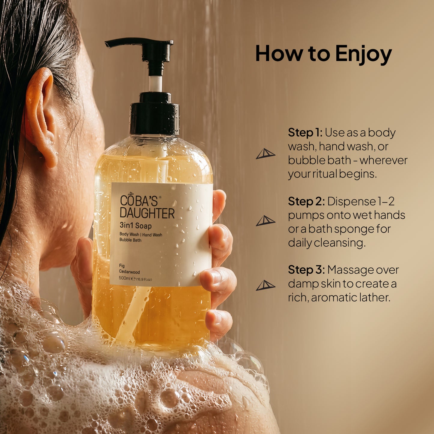 3in1 Soap for Body, Hand & Hair (16.9 Oz)