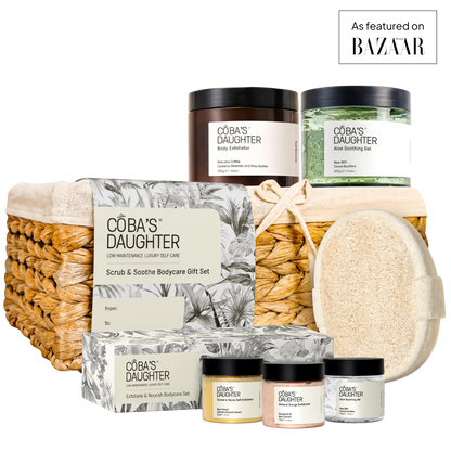 Scrub & Soothe Body Care Gift Set - Luxury Spa-Inspired Gift (7-Piece)