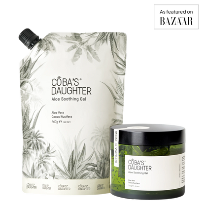 Pure Aloe Soothing Gel + 20 Oz Refill Pouch Bundle