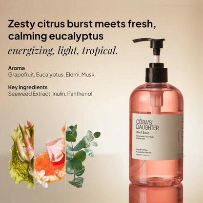 CoBa's Daughter 3in1 Soap Grapefruit Peel & Eucalyptus Globulus