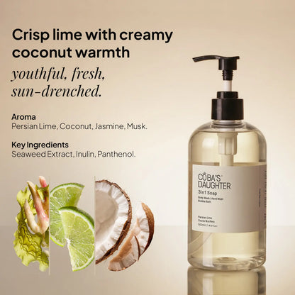 CoBa's Daughter 3in1 Soap Persian Lime & Coconut
