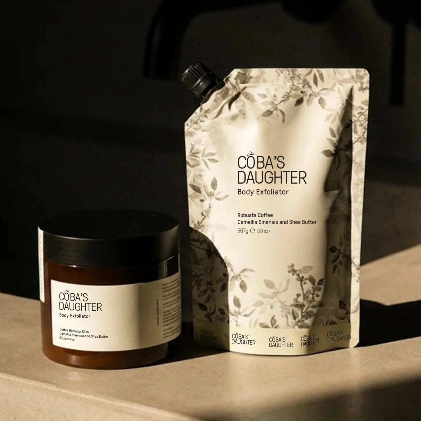Robusta Coffee Body Scrub + 20 Oz Refill Bundle
