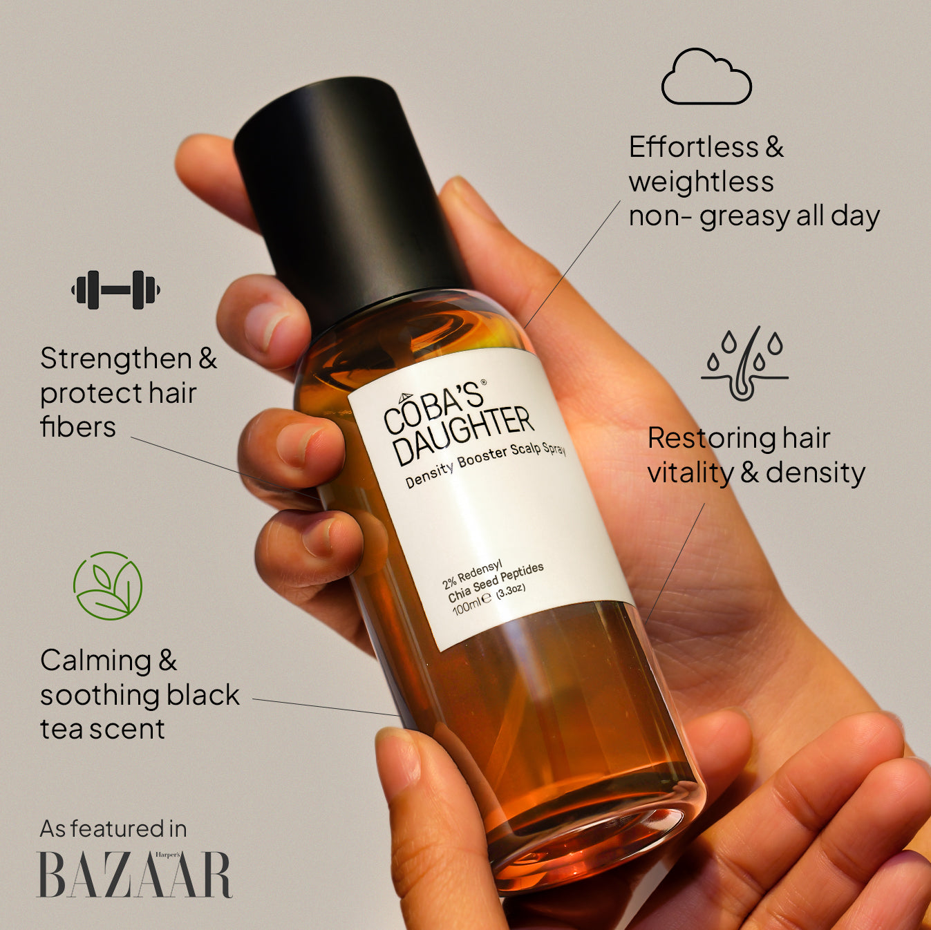 Hair Thickening scalp Refresher Spray (3.3oz)