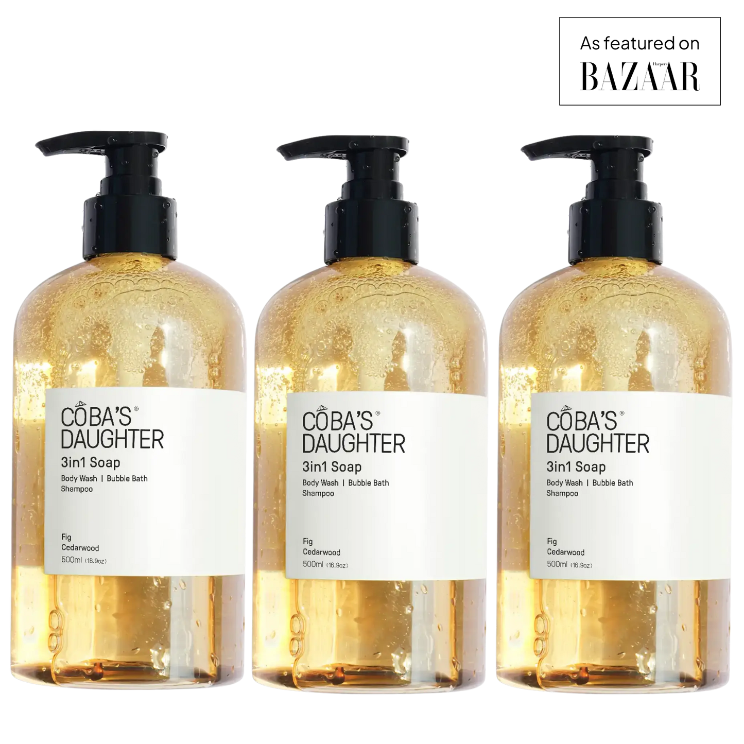 CoBa's Daughter 3in1 Soap Trio in Fig & Cedarwood