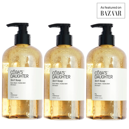 CoBa's Daughter 3in1 Soap Trio in Fig & Cedarwood