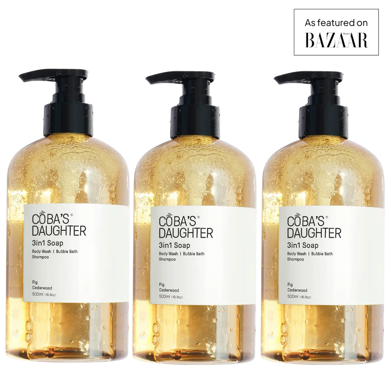 CoBa's Daughter 3in1 Soap Trio in Fig & Cedarwood