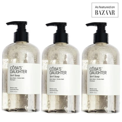CoBa's Daughter Soap Trio in Persian Lime & Cocos Nucifera