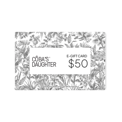 CoBa's Daughter E-Gift Card $50 - Online only, One-time use, Never expires