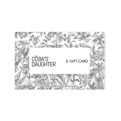 CoBa's Daughter E-Gift Card - Online only. One-time use. Never expires