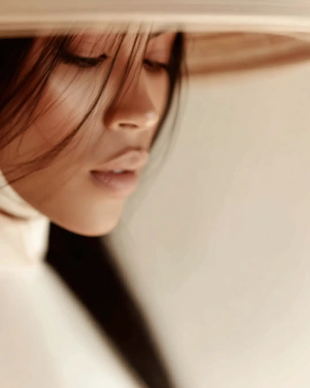 CoBa's Daughter - Vietnamese woman with wearing the Nón Lá (conical hat) in a peaceful, serene atmosphere.